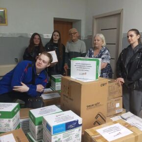 Доставлена партия гуманитарной помощи от волонтеров