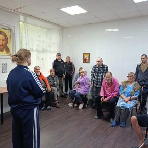 Состоялось общее собрание проживающих в Епархиальном комплексном центре