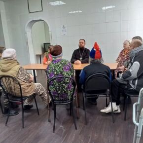 В Епархиальном комплексном центре состоялась беседа со священнослужителем